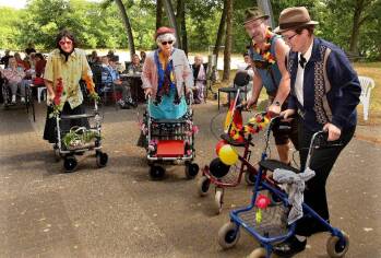 Rollator-Tanz-Sommerfest Tagespflegen 2018