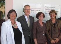 AWO Kreisverband Fürstenwalde - Bundesgesundheitsministerin Ulla Schmidt weiht Pflegestützpunkt ein