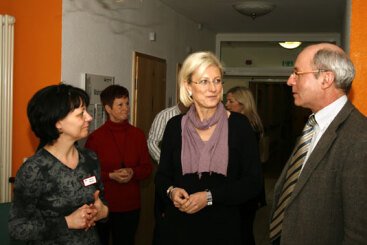 Ministerin Dagmar Ziegler und Landtagsabgeordnete Jutta Lieske auf Pflegetour